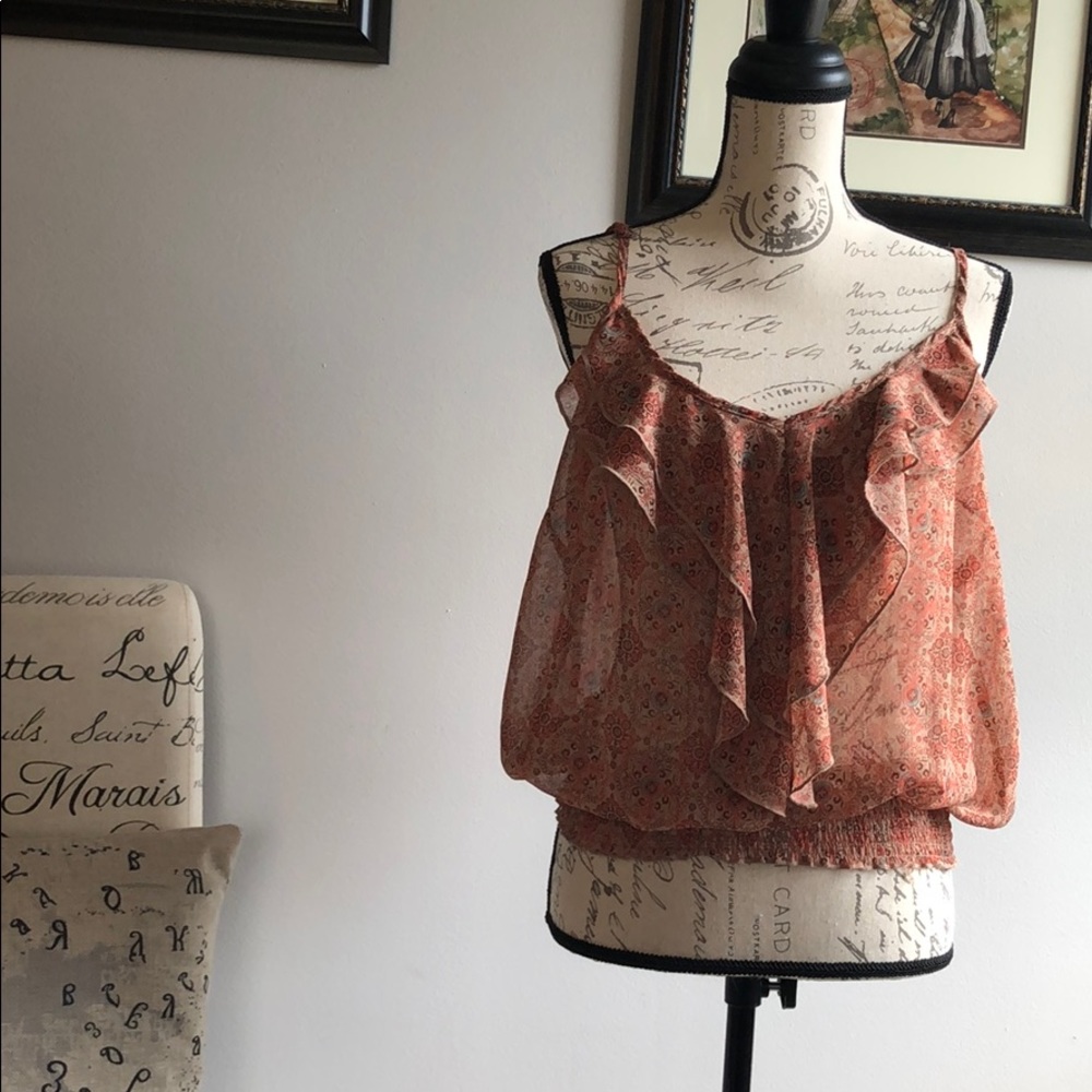 American Rag - Sz XL (Juniors) ruffle cami